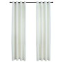 Blackout curtains with rings 2 pcs cream velvet 140x225 cm by vidaXL, Curtains and curtains - Ref: Foro24-134513, Price: 46,8...