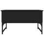 Engineered wood and black metal coffee table 70x50x40 cm by , Coffee table - Ref: Foro24-845371, Price: 64,18 €, Discount: %