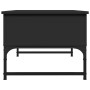 Engineered wood and black metal coffee table 70x50x40 cm by , Coffee table - Ref: Foro24-845371, Price: 64,18 €, Discount: %