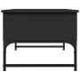 Mesa de centro madera de ingeniería y metal negro 70x50x40 cm de , Mesas de centro - Ref: Foro24-845371, Precio: 63,40 €, Des...