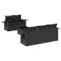 Set de sofás de jardín 6 piezas y cojines ratán sintético negro de , Conjuntos de jardín - Ref: Foro24-3219894, Precio: 449,0...