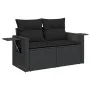 6-teiliges Gartensofa-Set und schwarze synthetische Rattankissen von , Gartensets - Ref: Foro24-3219894, Preis: 448,06 €, Rab...