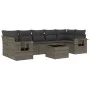 8-piece garden sofa set and gray synthetic rattan cushions by , Garden sets - Ref: Foro24-3219939, Price: 492,88 €, Discount: %