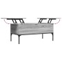 Sonoma gray metal engineered wood coffee table 100x50x45cm by , Coffee table - Ref: Foro24-845414, Price: 66,37 €, Discount: %