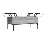 Sonoma gray metal engineered wood coffee table 100x50x45cm by , Coffee table - Ref: Foro24-845414, Price: 65,57 €, Discount: %