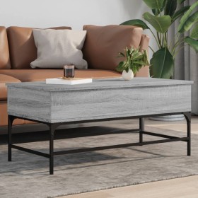 Sonoma Couchtisch aus grauem Metallwerkstoff, 100 x 50 x 45 cm von , Couchtisch - Ref: Foro24-845399, Preis: 69,33 €, Rabatt: %