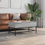 Sonoma Couchtisch aus grauem Metallwerkstoff, 100 x 50 x 45 cm von , Couchtisch - Ref: Foro24-845399, Preis: 69,33 €, Rabatt: %