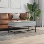 Sonoma Couchtisch aus grauem Metallwerkstoff, 100 x 50 x 45 cm von , Couchtisch - Ref: Foro24-845399, Preis: 68,50 €, Rabatt: %