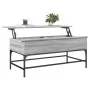 Sonoma Couchtisch aus grauem Metallwerkstoff, 100 x 50 x 45 cm von , Couchtisch - Ref: Foro24-845399, Preis: 68,50 €, Rabatt: %