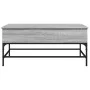 Sonoma Couchtisch aus grauem Metallwerkstoff, 100 x 50 x 45 cm von , Couchtisch - Ref: Foro24-845399, Preis: 68,50 €, Rabatt: %