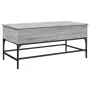 Sonoma Couchtisch aus grauem Metallwerkstoff, 100 x 50 x 45 cm von , Couchtisch - Ref: Foro24-845399, Preis: 68,50 €, Rabatt: %