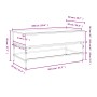 Mesa de centro madera ingeniería metal gris Sonoma 100x50x45 cm de , Mesas de centro - Ref: Foro24-845399, Precio: 69,33 €, D...