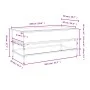 Sonoma Couchtisch aus grauem Metallwerkstoff, 100 x 50 x 45 cm von , Couchtisch - Ref: Foro24-845399, Preis: 68,50 €, Rabatt: %