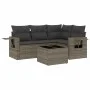 Garden sofa set with cushions 5 pieces gray synthetic rattan by , Garden sets - Ref: Foro24-3220119, Price: 320,59 €, Discoun...