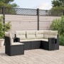 5-teiliges Gartenmöbel-Set und schwarze synthetische Rattankissen von , Gartensets - Ref: Foro24-3220165, Preis: 320,15 €, Ra...