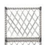 Gitter und Blumenbeet 1 Topf graues synthetisches Rattan 30x30x107 cm von vidaXL, Töpfe und Pflanzgefäße - Ref: Foro24-46933,...