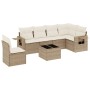 7-piece garden sofa set and beige synthetic rattan cushions by , Garden sets - Ref: Foro24-3220237, Price: 458,21 €, Discount: %