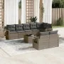 9-piece garden furniture set and gray synthetic rattan cushions by , Garden sets - Ref: Foro24-3220429, Price: 573,75 €, Disc...