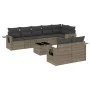 9-piece garden furniture set and gray synthetic rattan cushions by , Garden sets - Ref: Foro24-3220429, Price: 573,75 €, Disc...
