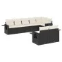 8-piece garden sofa set and black synthetic rattan cushions by , Garden sets - Ref: Foro24-3220415, Price: 521,27 €, Discount: %