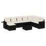 8-piece garden sofa set and black synthetic rattan cushions by , Garden sets - Ref: Foro24-3220565, Price: 484,96 €, Discount: %
