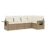 Garden sofa set with cushions 5 pieces beige synthetic rattan by , Garden sets - Ref: Foro24-3220127, Price: 379,65 €, Discou...