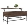 Couchtisch aus braunem Eichenholz-Metallwerkstoff, 100 x 50 x 45 cm von , Couchtisch - Ref: Foro24-845400, Preis: 69,44 €, Ra...