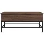 Couchtisch aus braunem Eichenholz-Metallwerkstoff, 100 x 50 x 45 cm von , Couchtisch - Ref: Foro24-845400, Preis: 69,44 €, Ra...