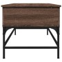 Couchtisch aus braunem Eichenholz-Metallwerkstoff, 100 x 50 x 45 cm von , Couchtisch - Ref: Foro24-845400, Preis: 70,30 €, Ra...