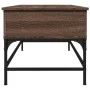 Couchtisch aus braunem Eichenholz-Metallwerkstoff, 100 x 50 x 45 cm von , Couchtisch - Ref: Foro24-845400, Preis: 69,44 €, Ra...