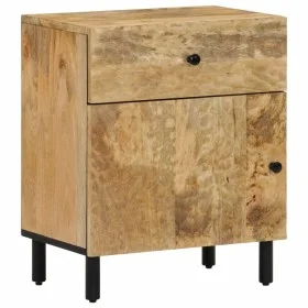 Nachttisch aus massivem Mangoholz, 50 x 33 x 60 cm von , Nachttische - Ref: Foro24-356899, Preis: 77,21 €, Rabatt: %