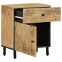 Nachttisch aus massivem Mangoholz, 50 x 33 x 60 cm von , Nachttische - Ref: Foro24-356899, Preis: 77,39 €, Rabatt: %