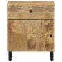 Mesita de noche madera maciza de mango 50x33x60 cm de , Mesitas de noche - Ref: Foro24-356899, Precio: 78,38 €, Descuento: %