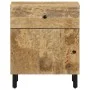 Nachttisch aus massivem Mangoholz, 50 x 33 x 60 cm von , Nachttische - Ref: Foro24-356899, Preis: 77,39 €, Rabatt: %