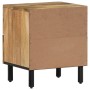 Bedside tables 2 pcs solid mango wood 40x33x46 cm by , Nightstands - Ref: Foro24-356890, Price: 122,52 €, Discount: %