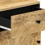 Nachttisch aus massivem Mangoholz, 50 x 33 x 60 cm von , Nachttische - Ref: Foro24-356899, Preis: 77,39 €, Rabatt: %