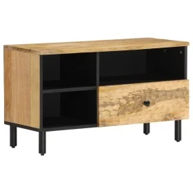 Mueble de TV madera maciza de mango 80x33x46 cm de , Muebles TV - Ref: Foro24-356908, Precio: 60,25 €, Descuento: %