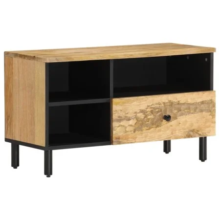 Solid mango wood TV cabinet 80x33x46 cm by , TV Furniture - Ref: Foro24-356908, Price: 60,25 €, Discount: %
