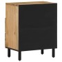 Mesita de noche madera maciza de mango 50x33x60 cm de , Mesitas de noche - Ref: Foro24-356901, Precio: 84,81 €, Descuento: %