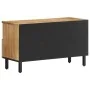 Solid mango wood TV cabinet 80x33x46 cm by , TV Furniture - Ref: Foro24-356908, Price: 60,25 €, Discount: %