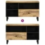 TV-Schrank aus massivem Mangoholz, 80 x 33 x 46 cm von , TV-Möbel - Ref: Foro24-356908, Preis: 60,25 €, Rabatt: %