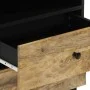 Nachttisch aus massivem Mangoholz, 50 x 33 x 60 cm von , Nachttische - Ref: Foro24-356901, Preis: 83,80 €, Rabatt: %
