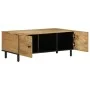 Mesa de centro de madera maciza mango 100x54x40 cm de , Mesas de centro - Ref: Foro24-356903, Precio: 97,28 €, Descuento: %