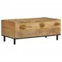 Mesa de centro de madera maciza mango 100x54x40 cm de , Mesas de centro - Ref: Foro24-356903, Precio: 97,28 €, Descuento: %