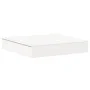Sandbox with lid solid white pine wood 111x111x19.5 cm by , sandboxes - Ref: Foro24-832607, Price: 99,00 €, Discount: %