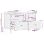 TV-Schrank aus massivem Mangoholz, 70 x 33 x 46 cm von , TV-Möbel - Ref: Foro24-356892, Preis: 68,46 €, Rabatt: %