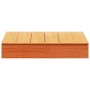 Sandbox with lid solid brown pine wood 111x111x19.5 cm by , sandboxes - Ref: Foro24-844658, Price: 82,29 €, Discount: %
