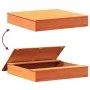 Sandbox with lid solid brown pine wood 111x111x19.5 cm by , sandboxes - Ref: Foro24-844658, Price: 81,43 €, Discount: %