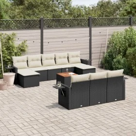 11-piece garden sofa set and black synthetic rattan cushions by , Modular outdoor sofas - Ref: Foro24-3224782, Price: 610,13 ...