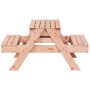 Douglas solid wood children's picnic table with sandbox by , Garden tables - Ref: Foro24-832595, Price: 125,19 €, Discount: %